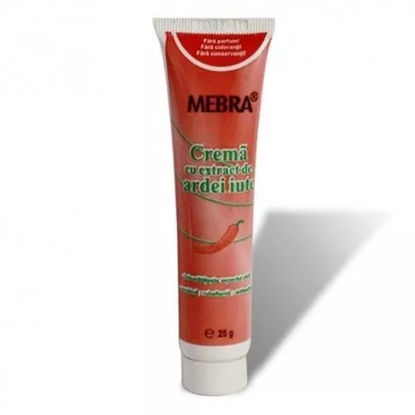 crema extract ardei iute x 25 g mebra, [],axafarm.ro