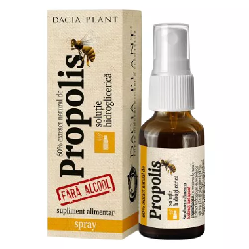DACIA PLANT TINCTURA PROPOLIS FARA ALCOOL SPRAY 20 ML, [],axafarm.ro