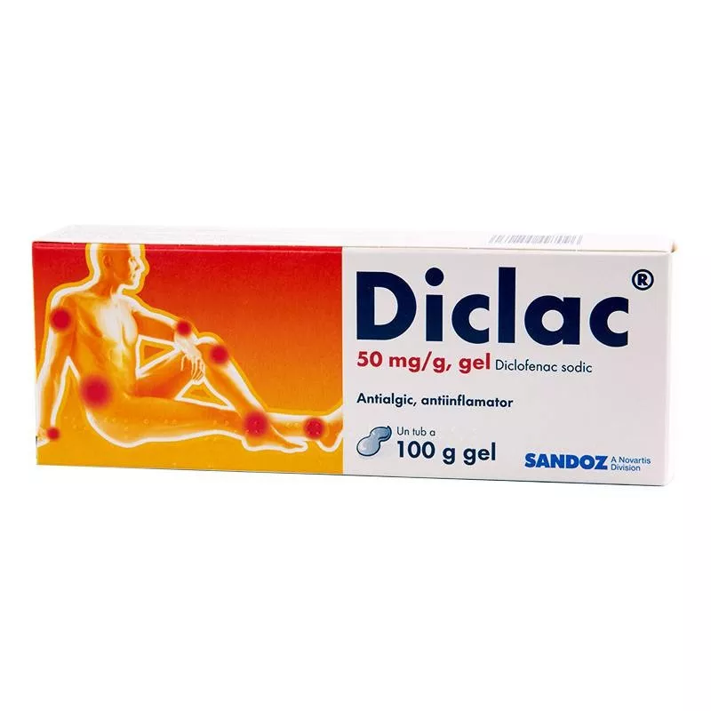 DICLAC 50 mg/g x 1 GEL 50mg/g HEXAL AG, [],axafarm.ro