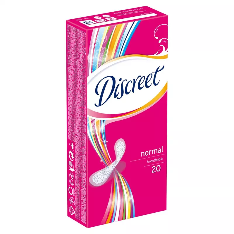 DISCREET DEO BREATHABLE NORMAL 20BUC, [],axafarm.ro