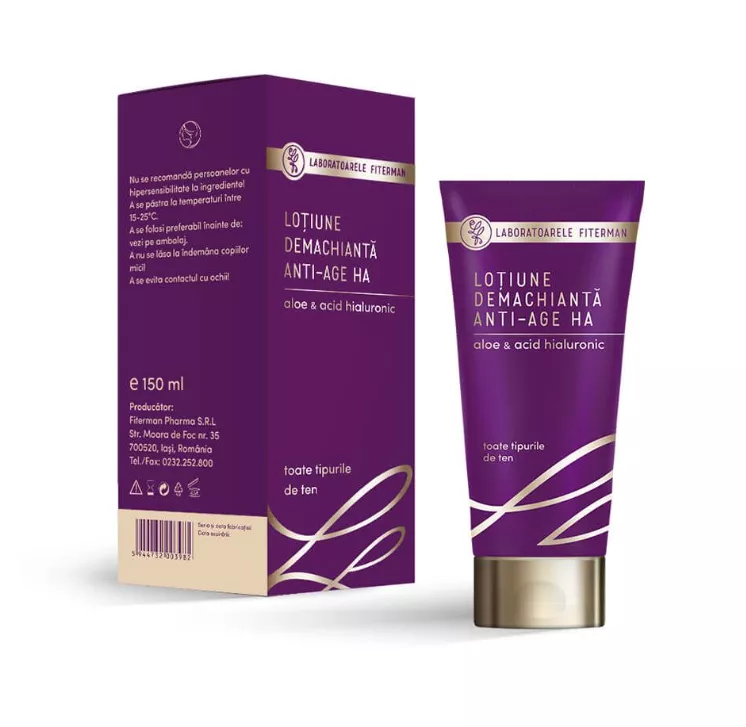 DOCTOR FITERMAN ANTI-AGE LOTIUNE DEMACHIANTA X150ML, [],axafarm.ro