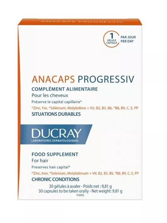 DUCRAY ANACAPS PROGRESSIV 30 CPS, [],axafarm.ro