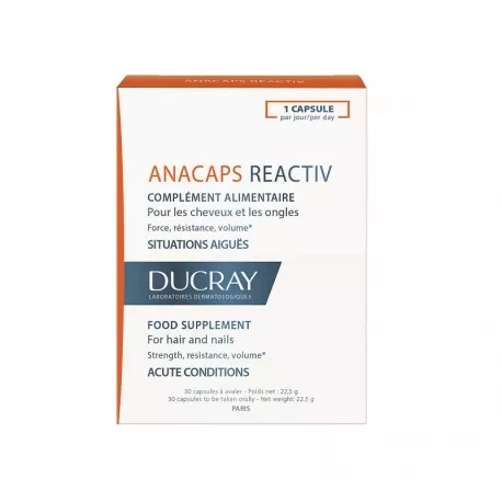 DUCRAY ANACAPS REACTIV 30CAPS, [],axafarm.ro