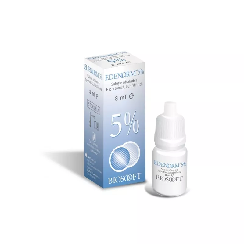 EDENORM 5% SOLUTIE OFTALMICA 8ML, [],axafarm.ro