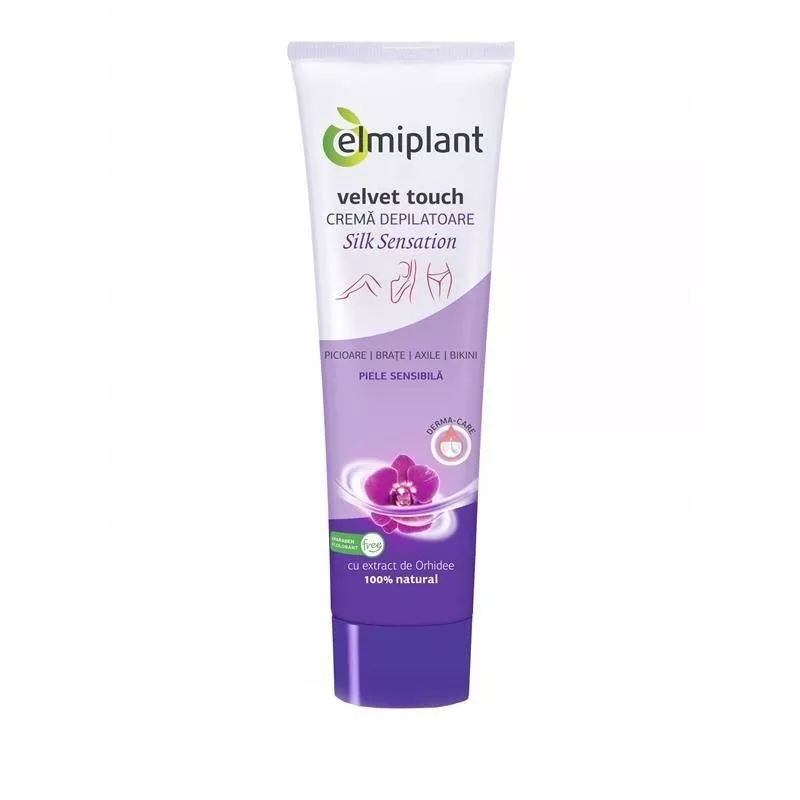ELMIPLANT CREMA DEPILATOARE SILK SENSATION 150ML, [],axafarm.ro