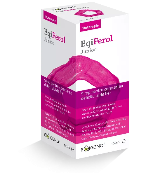 EQIGENO EQIFEROL JUNIOR 150ML, [],axafarm.ro