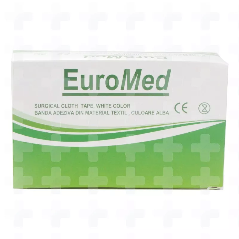 EUROMED LEUCOPLAST SUPORT TEXTIL 5CM X 5M, [],axafarm.ro