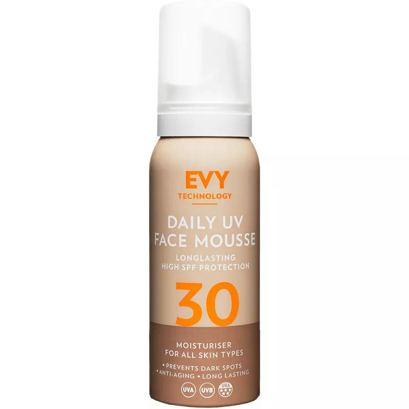 EVY TECHNOLOGY SUNSCREEN MOUSSE DAILY UV SPF 30, 75 mL, [],axafarm.ro