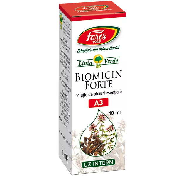 FARES BIOMICIN FORTE SOLUTIE 10ML, [],axafarm.ro