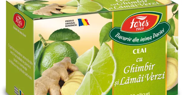 FARES CEAI GHIMBIR SI LAMAI VERZI 20 DOZE, [],axafarm.ro