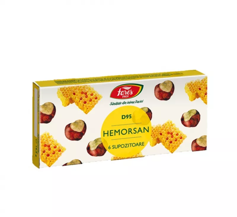 FARES HEMORSAN 6 SUPOZITOARE, [],axafarm.ro