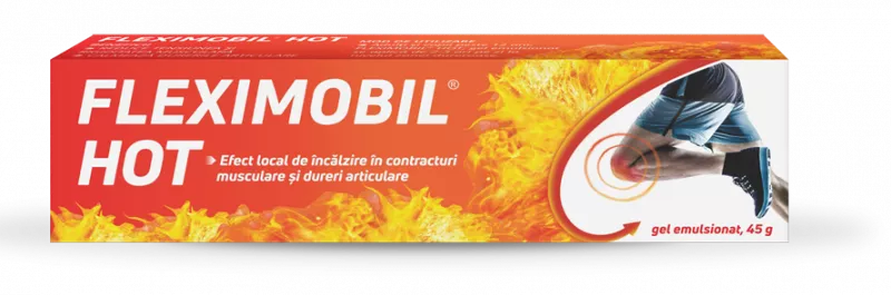 FITERMAN FLEXIMOBIL HOT GEL 45G, [],axafarm.ro