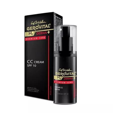 GEROVITAL H3 DERMA+ PREMIUM CARE CREMA CC SPF 10 30 ML, [],axafarm.ro