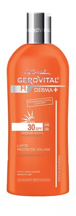 GEROVITAL H3 DERMA+ SUN LOTIUNE PROTECTIE SOLARA SPF 30 200 ML, [],axafarm.ro