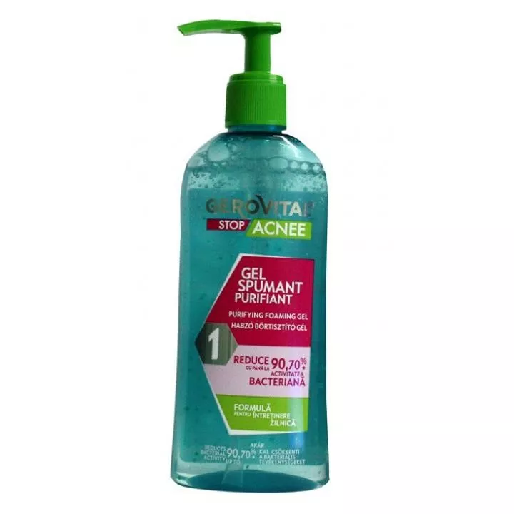 GEROVITAL PLANT STOP ACNEE FLUID PURIFIANT 150 ML, [],axafarm.ro