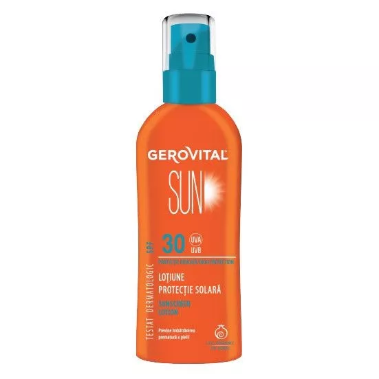 GEROVITAL SUN LOTIUNE PROTECTIE SOLARA SPF30 150ML, [],axafarm.ro
