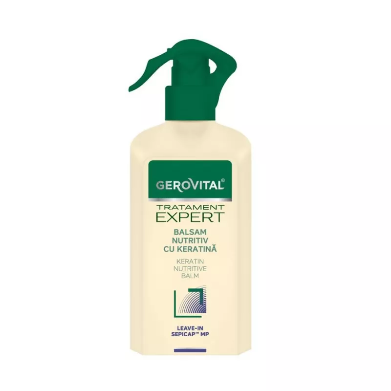 GEROVITAL TRATAMENT EXPERT BALSAM NUTRITIV CU KERATINA 150ML, [],axafarm.ro