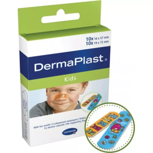 HARTMANN DERMAPLAST KIDS PLASTURI 20BUC, [],axafarm.ro