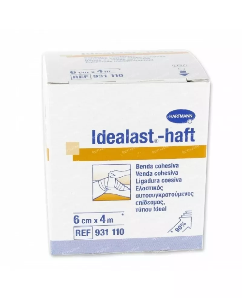 HARTMANN IDEALAST HAFT FASA ELASTICA AUTOADEZIVA 6CMX4M, [],axafarm.ro