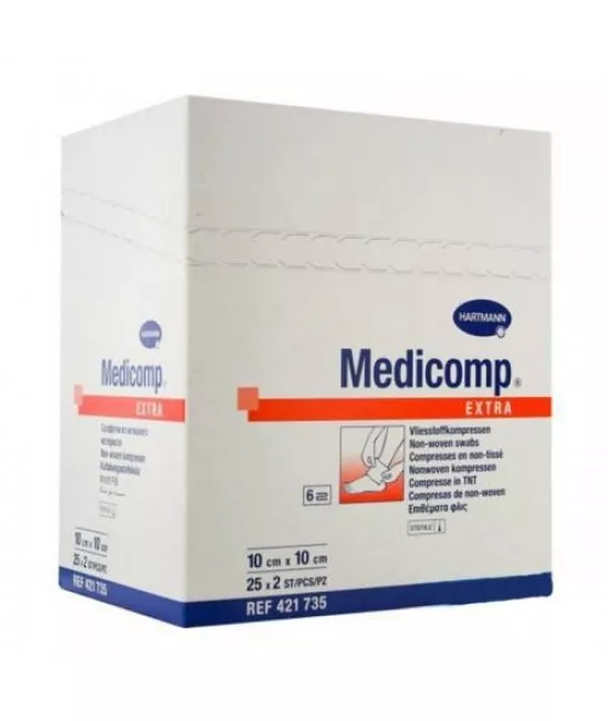 HARTMANN MEDICOMP COMPRESE STERILE 10X10 25PCSX2 BUC, [],axafarm.ro