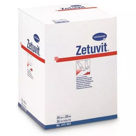 HARTMANN ZETUVIT COMPRESE ABSORBANTE 10X10 CM, [],axafarm.ro