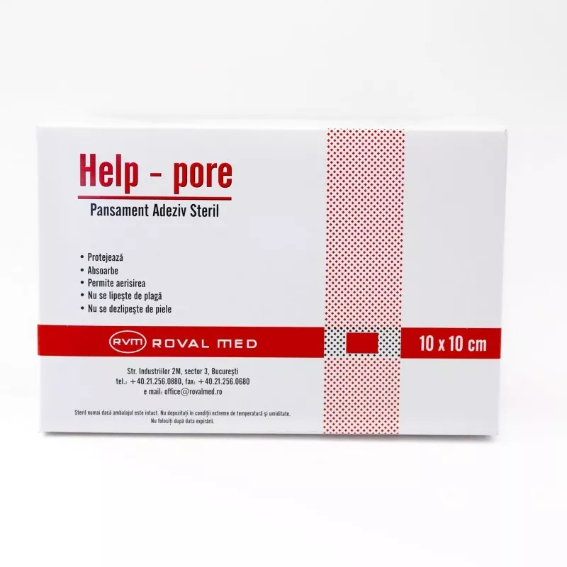 HELP-PORE PLASTURI 10 X 10CM, [],axafarm.ro