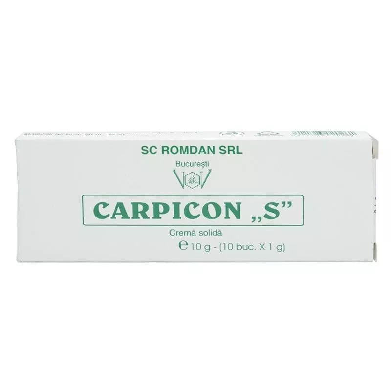HIPOCRATE CARPICON S CREMA SOLIDA 10GR, [],axafarm.ro