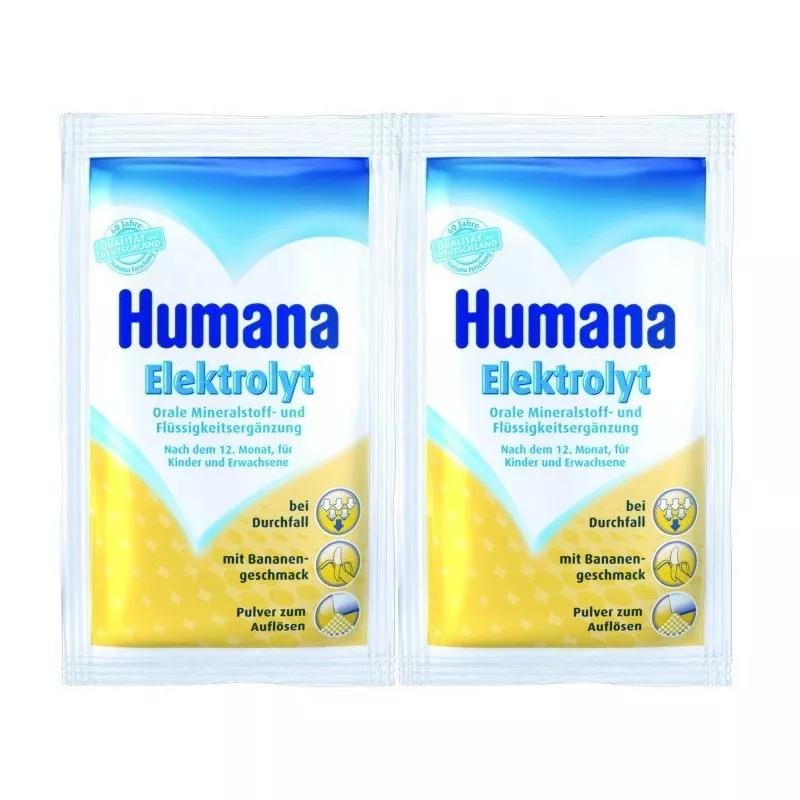 HUMANA ELEKTROLYT BANANE 6.5G 2BUC, [],axafarm.ro