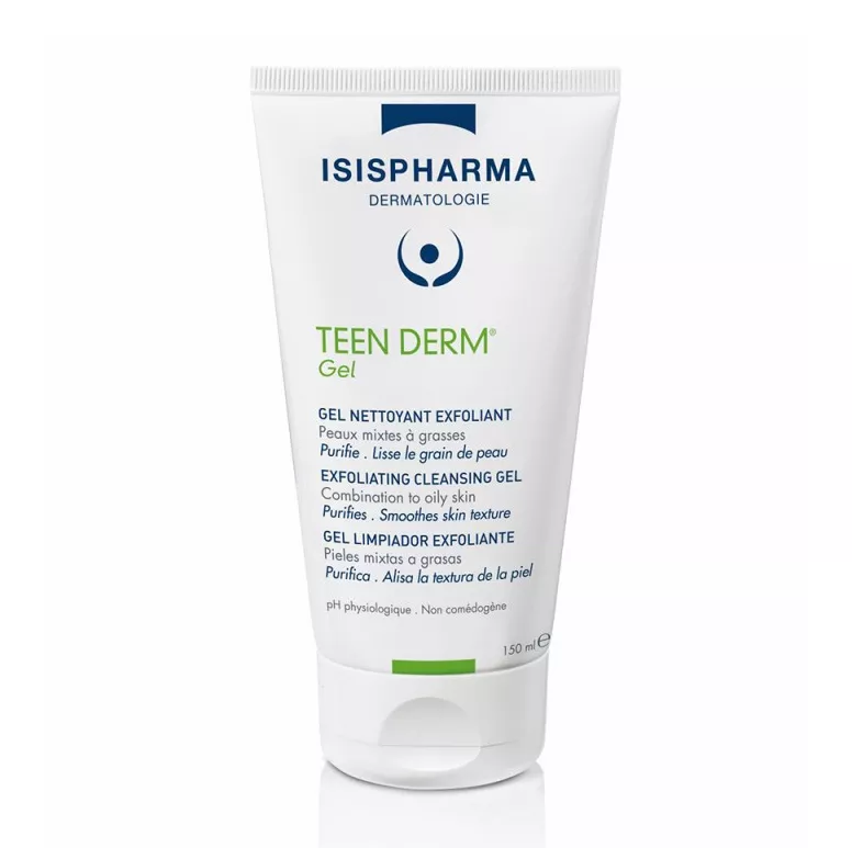 ISIS TEEN DERM GEL DE CURATARE EXFOLIANT TUB X150ML, [],axafarm.ro