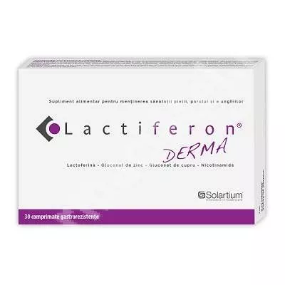LACTIFERON DERMA 30 CP SOLARTIUM, [],axafarm.ro