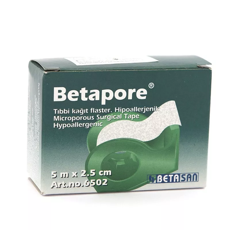 LEUCOPLAST BETAPORE 2.5 CM x 5 M, [],axafarm.ro