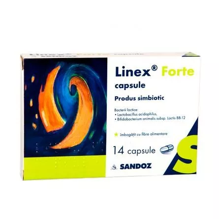 LINEX FORTE 60MG 14CPS SANDOZ, [],axafarm.ro