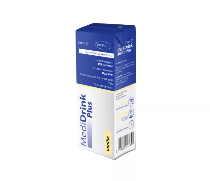 MEDIDRINK PLUS VANILIE 200ML, [],axafarm.ro