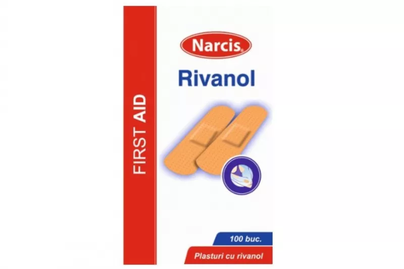 NARCIS PLASTURI CU RIVANOL 2CM X 7 CM, [],axafarm.ro