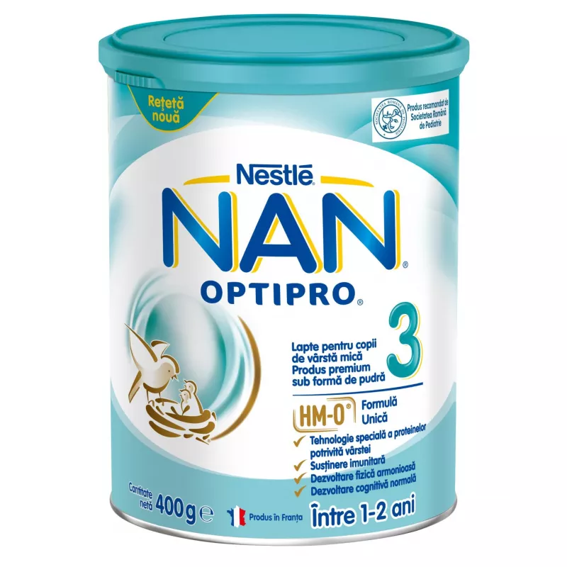 NESTLE NAN 3 OPTIPRO 400GR, [],axafarm.ro