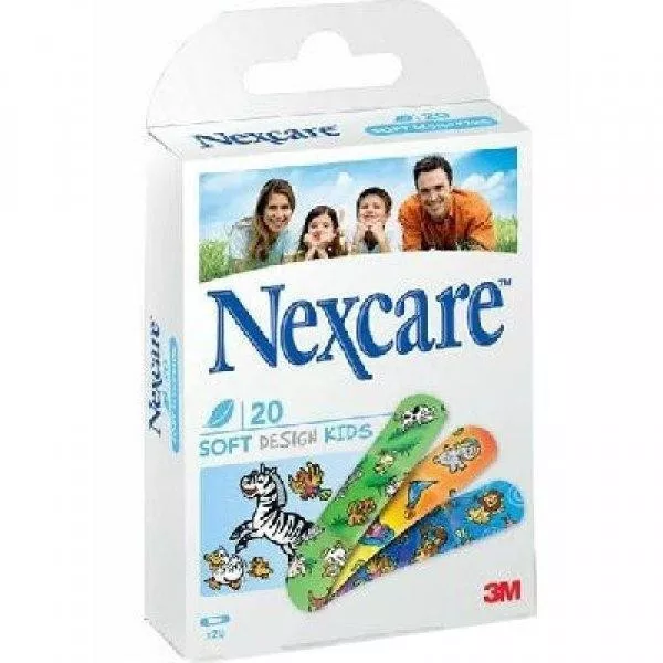 NEXCARE PLASTURI SOFT COPII 20BUC, [],axafarm.ro