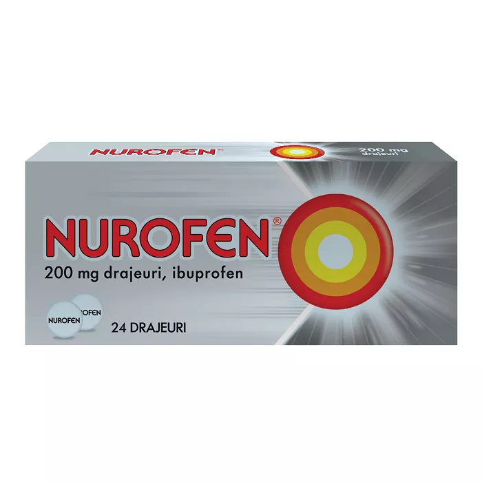 NUROFEN 200 mg x 24 DRAJ. 200mg RECKITT BENCKISER R, [],axafarm.ro
