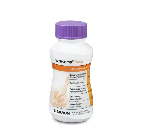 NUTRICOMP SOUP MILD CHICKEN CURRY 200ML BRAUN, [],axafarm.ro