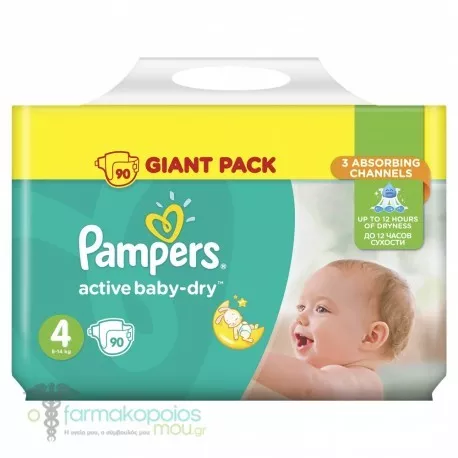 PAMPERS 4 ACTIVE BABY 7-14KG, [],axafarm.ro