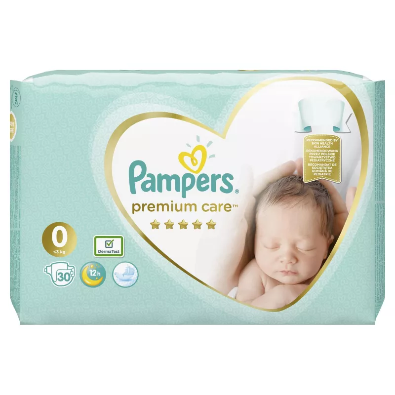 PAMPERS NR 0 PREMIUM CARE 30 BUC, [],axafarm.ro