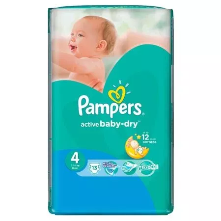 PAMPERS NR 4 ACTIVE BABY 7-14 KG 13 BUC, [],axafarm.ro