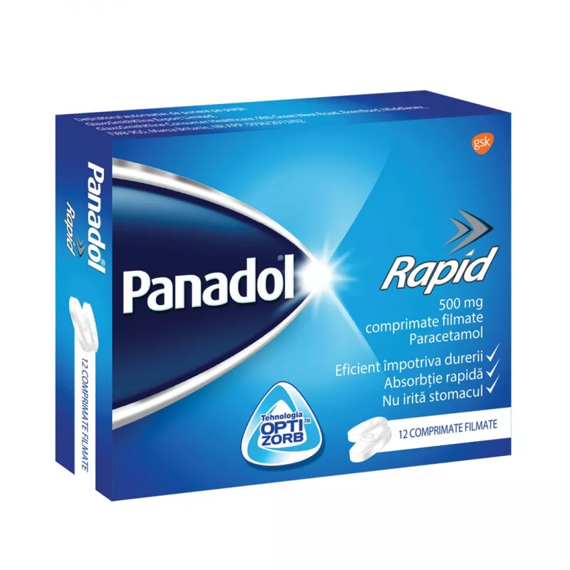 PANADOL RAPID 500 mg x 12, [],axafarm.ro