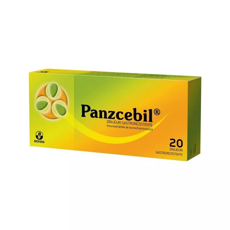 PANZCEBIL x 20 DRAJ. GASTROREZ. FARA CONCENTRATIE BIOFARM SA, [],axafarm.ro