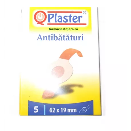 PLASTURI ANTIBATATURI Q PLASTER 62X19 MM, [],axafarm.ro