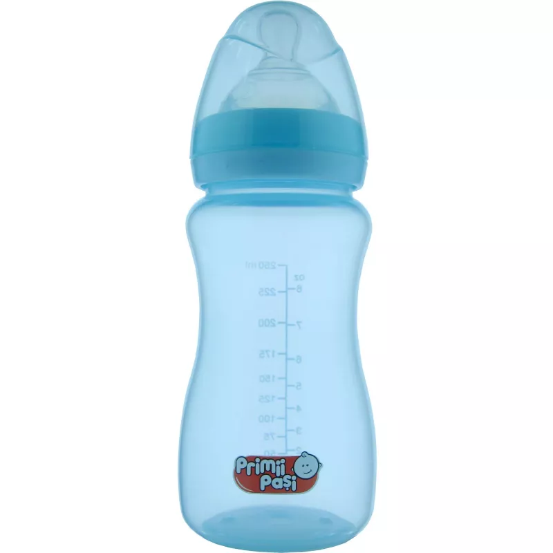 PRIMII PASI BIBERON GAT LARG ANTICOLICI 250 ML, [],axafarm.ro