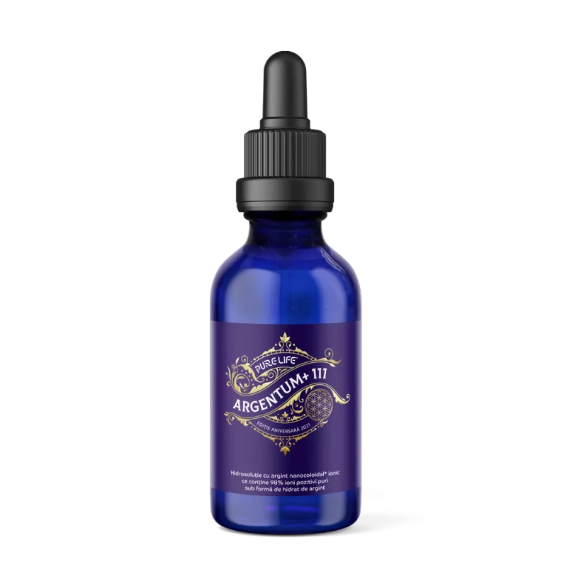 PURE LIFE ARGENTUM+ EDITIE ANIVERSARA 111PPM PULVERIZATOR 60ML, [],axafarm.ro