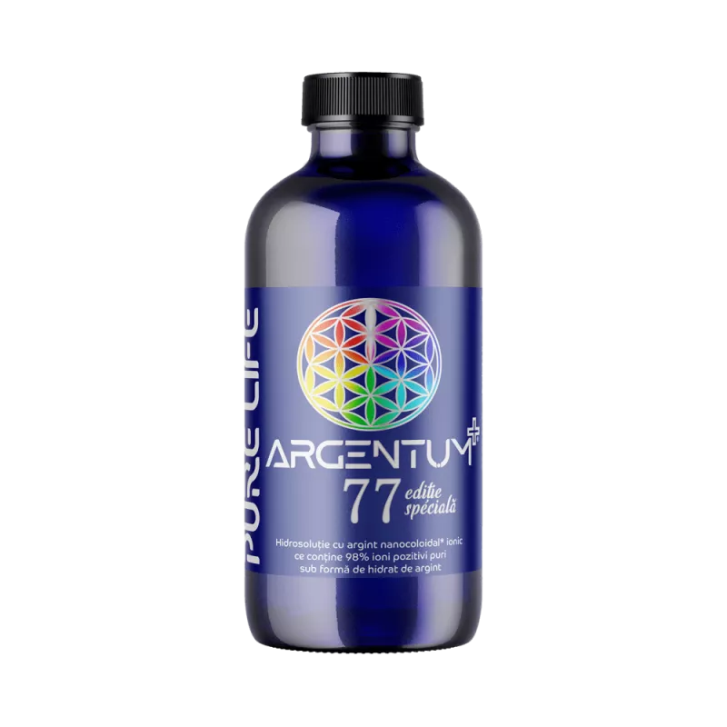 PURE LIFE ARGENTUM+ EDITIE SPECIALA 77PPM MASURA GRADATA, 480ML, [],axafarm.ro