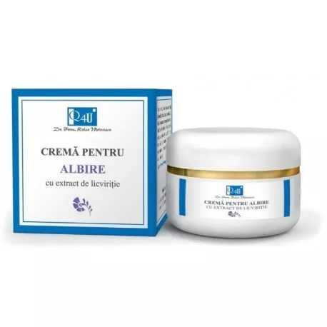 Q4U CREMA PT. ALBIRE CU EXTR. LIQUIRITIE x 50 ml, [],axafarm.ro