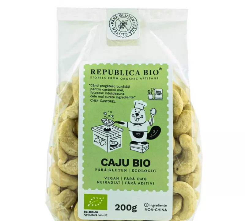 REPUBLICA BIO CAJU BIO FARA GLUTEN, ECOLOGIC, 200G, [],axafarm.ro