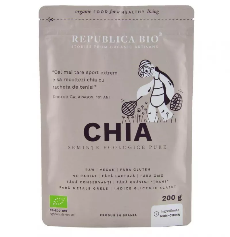 REPUBLICA BIO CHIA SEMINTE ECOLOGICE PURE 200G, [],axafarm.ro